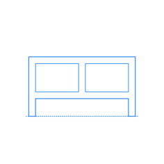 Furniture Headboard Ikea Brimnes Headboard Storage Silhouette Svg Vector, Free Vectors File